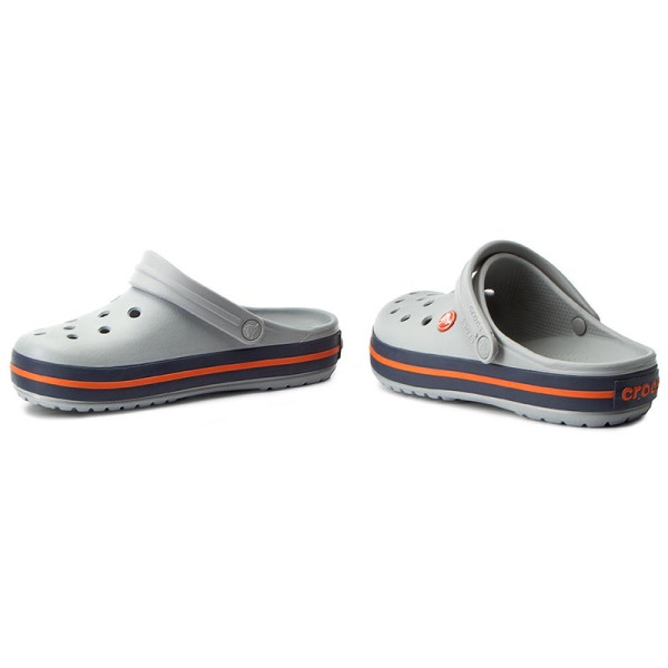 Крокси Crocband Light Grey/Navy Крокси Crocband Light Grey/Navy