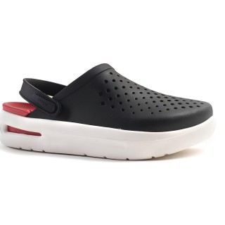 Крокси на Платформі Crocs InMotion Clog Red/black (Чорно/Червоні) 