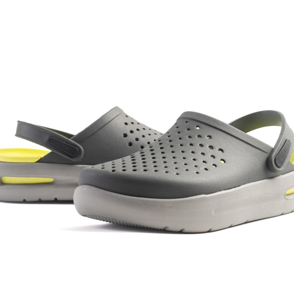 Крокси на Платформі Crocs InMotion Clog Grey/Light Green (Cіро/Зелені) Крокси на Платформі Crocs InMotion Clog Grey/Light Green (Cіро/Зелені)