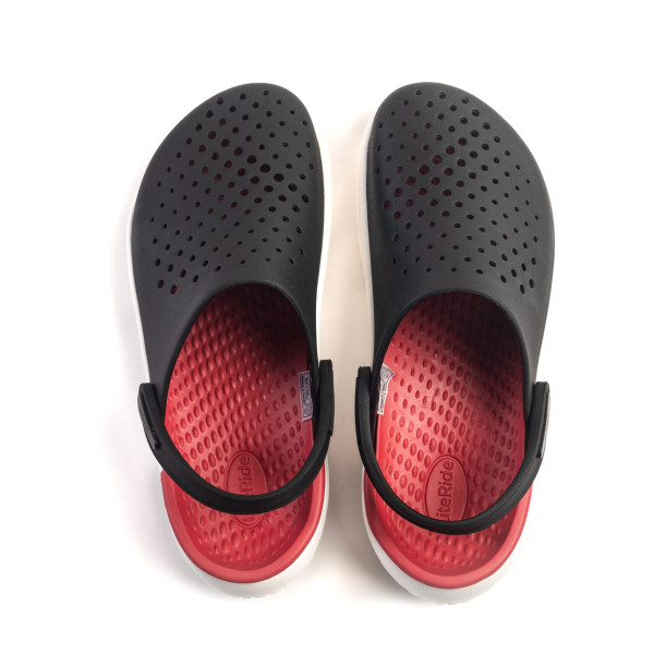 Крокси на Платформі Crocs InMotion Clog Red/black (Чорно/Червоні) Крокси на Платформі Crocs InMotion Clog Red/black (Чорно/Червоні)