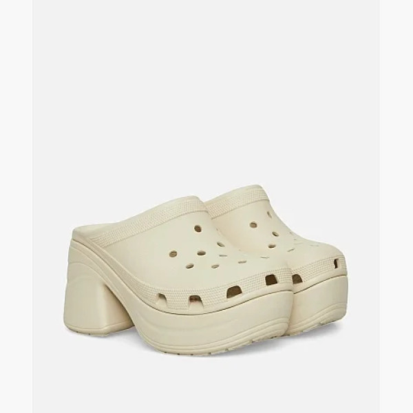 Крокси на підборах SIREN Clog Bone (молочні) Крокси на підборах SIREN Clog Bone (молочні)