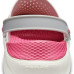 Крокси LiteRide™ Clog Pearl/White (Сіро-малинові) 