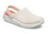 Крокси LiteRide™ Clog Pink/White (Коралово-Бежеві) 