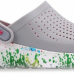 Крокси LiteRide™ Clog Pearl/White (КЛЯКСИ малиново-сірі) 