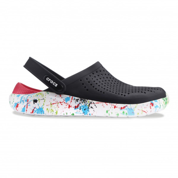 Крокси LiteRide™ Clog Black/white (Клякси чорно-білі) Крокси LiteRide™ Clog Black/white (Клякси чорно-білі)