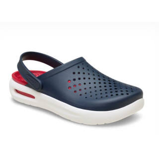 Крокси на Платформі Crocs InMotion Clog Navy/Paper (Сині/Червоні) 
