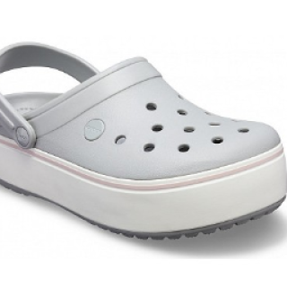Крокси Сабо Platform Light Grey/Rose 