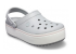Крокси Сабо Platform Light Grey/Rose 