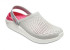 Крокси LiteRide™ Clog Pearl/White (Сіро-малинові) 