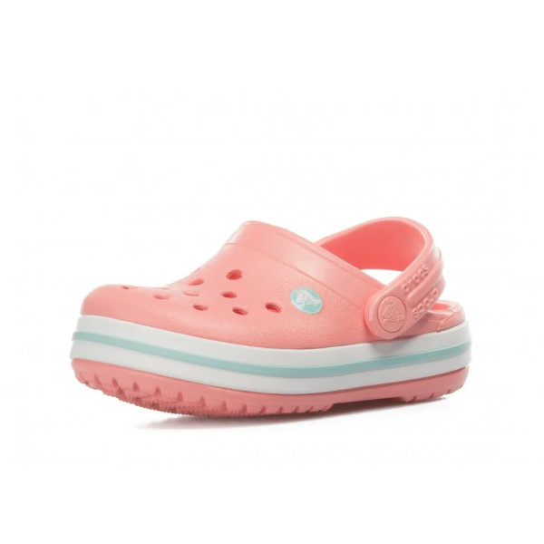 Крокси Дитячі Рожевий Crocband Kids Melon/Ice Blue Крокси Дитячі Рожевий Crocband Kids Melon/Ice Blue