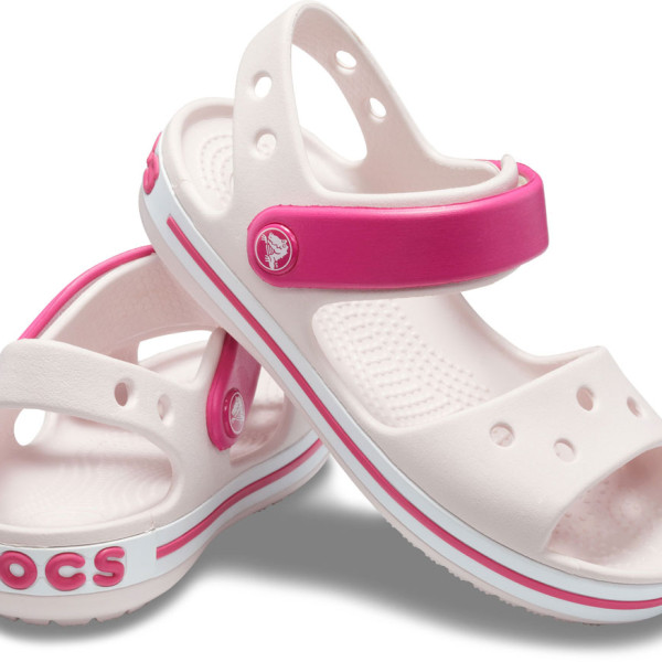 Крокси Дитячі Сандалі Crocband Sandal Kids Pink Крокси Дитячі Сандалі Crocband Sandal Kids Pink