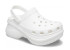 Крокси Classic Platform Bae Clog White 