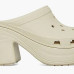 Крокси на підборах SIREN Clog Bone (молочні) 