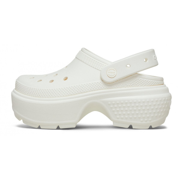 Крокси на платформі білі Stomp Clog White Крокси на платформі білі Stomp Clog White