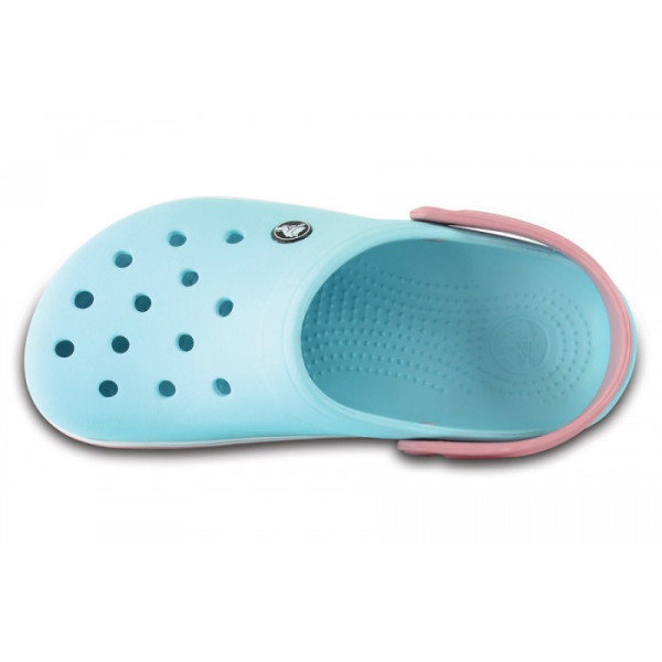 Крокси Crocband Clog ICE Blue/White Крокси Crocband Clog ICE Blue/White