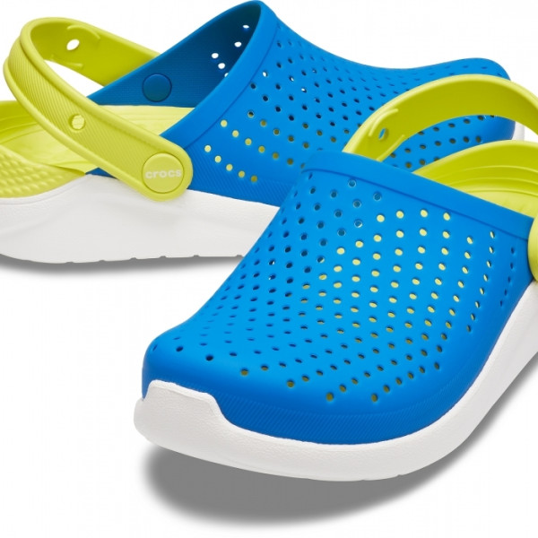 Крокси Дитячі Kids’ LiteRide Clog Bright Cobalt Citrus Крокси Дитячі Kids’ LiteRide Clog Bright Cobalt Citrus