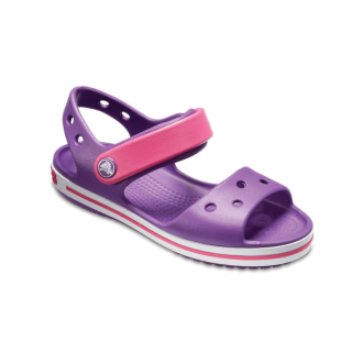 Крокси Дитячі Сандалі Crocband Sandal Kids Amethyst/Paradise Pink 