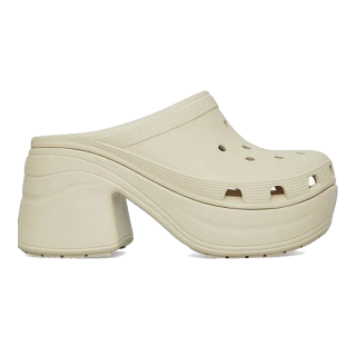 Крокси на підборах SIREN Clog Bone (молочні)