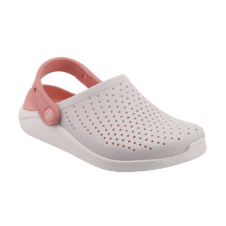 Крокси Дитячі Kids’ LiteRide Clog Powder/White (коралово бежевые) 