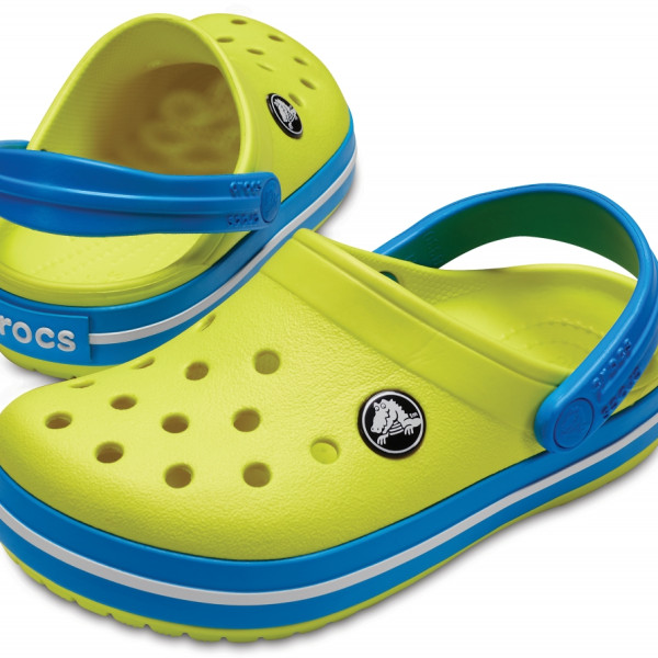 Крокси Дитячі зеленіCrocband Kids Tennis Ball Green/Ocean Крокси Дитячі зеленіCrocband Kids Tennis Ball Green/Ocean
