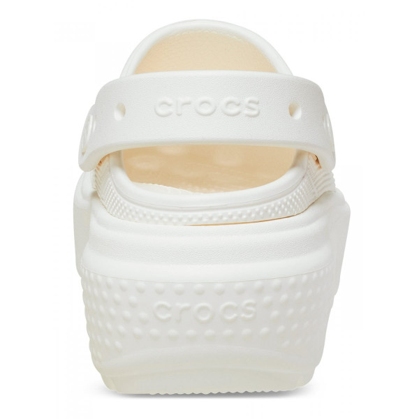 Крокси на платформі білі Stomp Clog White Крокси на платформі білі Stomp Clog White