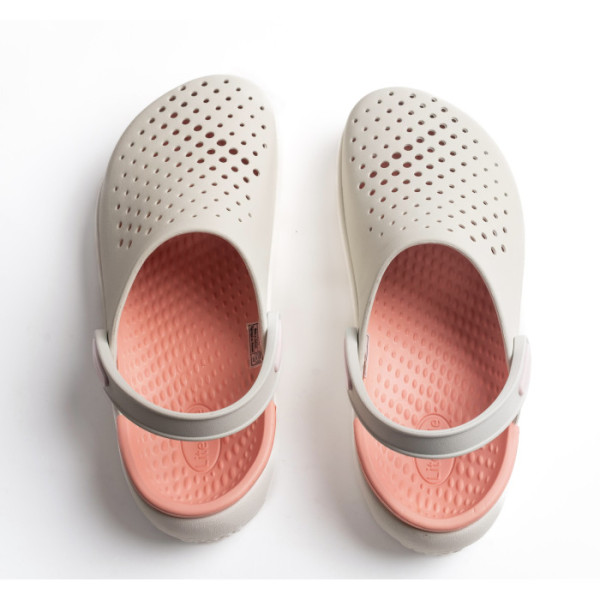 Крокси на Платформі Crocs InMotion Clog Pink/White (Коралові) Крокси на Платформі Crocs InMotion Clog Pink/White (Коралові)