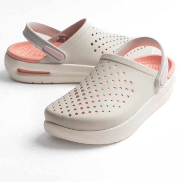 Крокси на Платформі Crocs InMotion Clog Pink/White (Коралові) Крокси на Платформі Crocs InMotion Clog Pink/White (Коралові)