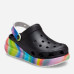 Крокси Crocs Crush Spray Multi (Веселка)
