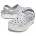 Крокси Сабо Platform Light Grey/Rose 