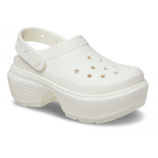 Крокси на платформі білі Stomp Clog White 