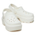 Крокси на платформі білі Stomp Clog White 