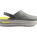 Крокси на Платформі Crocs InMotion Clog Grey/Light Green (Cіро/Зелені) 