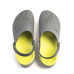Крокси на Платформі Crocs InMotion Clog Grey/Light Green (Cіро/Зелені) 