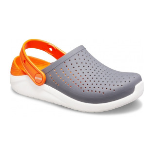Крокси Дитячі Kids’ LiteRide Clog Charcoal  White 