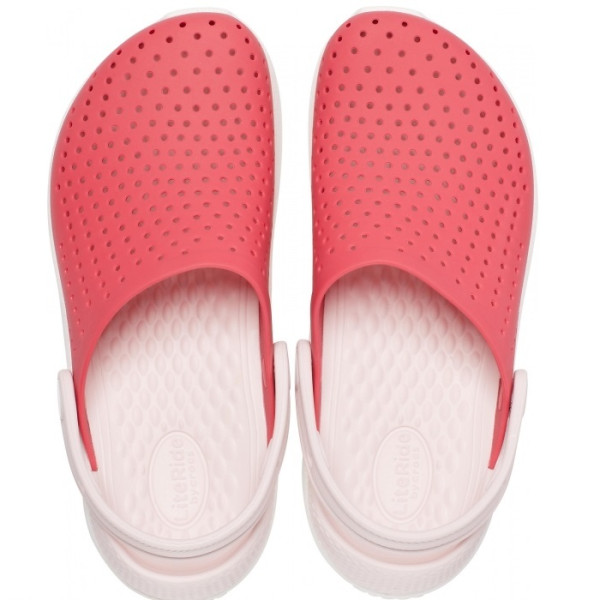 Крокси Дитячі Kids’ LiteRide Clog Poppy White Крокси Дитячі Kids’ LiteRide Clog Poppy White