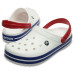 Крокси Сабо Crocband WHITE/BLUE JEAN 
