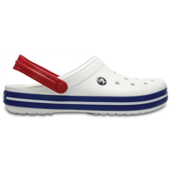 Крокси Сабо Crocband WHITE/BLUE JEAN Крокси Сабо Crocband WHITE/BLUE JEAN