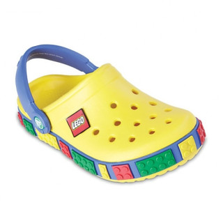 Крокси Дитячі Crocband LEGO yellow/sea blue 